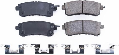 Power Stop Front Brake Kit For Infiniti QX56 2011-13 |QX80 2014-24 |Nissan Armada 2017-24 - Ceramic Brake Pads With Installation Hardware, 17-1510 in Saudi Arabia