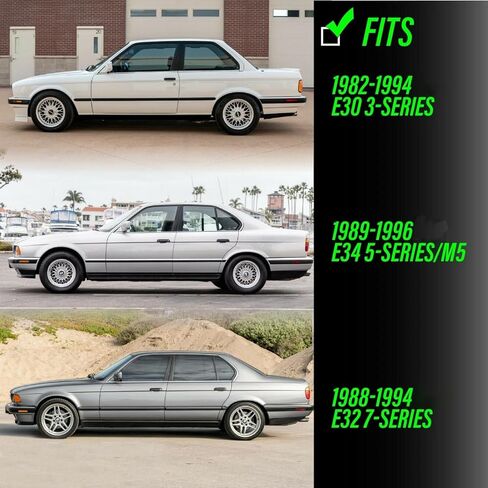 4X بدوره إشارة الجانب ماركر ضوء مصباح لسيارات BMW E30 E32 E34 1988-1996 (Somoked) in Saudi Arabia