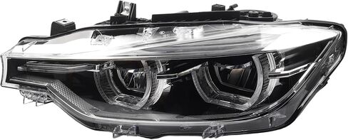 مصباح أمامي LED من Dasbecan متوافق مع BMW F30 3 Series 2016-2019 المصباح الأمامي الأيسر للسائق بدون نوع AFS يستبدل # 63117419629 8738715 63117419630 8738716 in Saudi Arabia