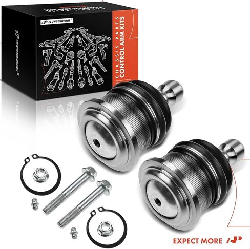 A-Premium 2 × وصلة كروية علوية أمامية متوافقة مع شيفروليه تريل بليزر (EXT)، SSR، GMC Envoy (XL & XUV)، Buick Rainier، Saab 9-7x، Isuzu Ascender، Oldsmobile Bravada، 2002-2009 in Saudi Arabia