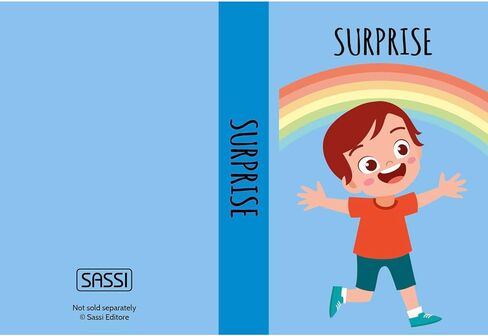 ساسي: مكتبتي الأولى - العواطف - مجموعة 8 كتب صغيرة من الورق المقوى، تنمية المشاعر، قصص مقافية، صندوق محمول، القراءة والتعلم واللعب، للأطفال الصغار 2+ in Saudi Arabia