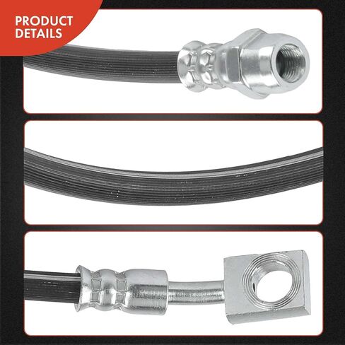 A-Premium Rear Side Brake Hydraulic Hose Compatible with Select Mercedes-Benz Models - C300, C350e, C400, C43 AMG, C450 AMG, CLS450, CLS53 AMG, E300, E400, E43 AMG, E450, E53 AMG, E63 AMG, GLC63 AMG in Saudi Arabia