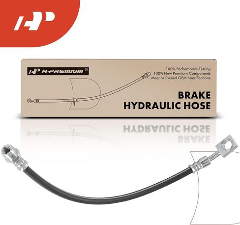A-Premium Rear Side Brake Hydraulic Hose Compatible with Select Mercedes-Benz Models - C300, C350e, C400, C43 AMG, C450 AMG, CLS450, CLS53 AMG, E300, E400, E43 AMG, E450, E53 AMG, E63 AMG, GLC63 AMG in Saudi Arabia