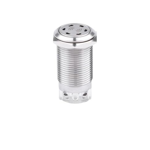 16mm Metal Buzzer Intermittent Flash high Decibel LED Sound and Light Alarm 12V24V(16mm 12V) in Saudi Arabia