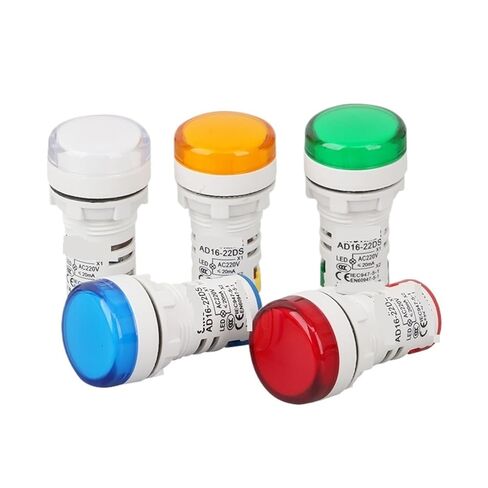 مؤشر الطاقة LED AD16-22D/S AC/DC مصباح إشارة 220 فولت/12 فولت/24 فولت/110 فولت/380 فولت (أخضر، AC110V) in Saudi Arabia