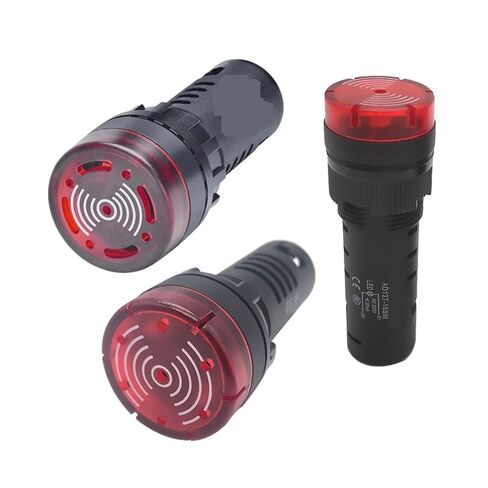 16mm22 طنان 24 فولت 12 فولت إنذار الصوت والضوء مع ضوء LED (16mmaperture) in Saudi Arabia