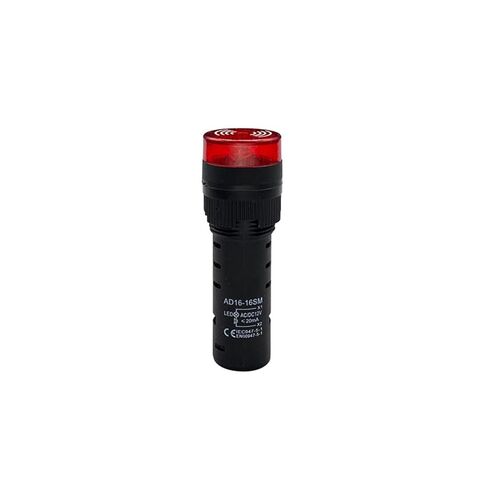 AD16-16SM Buzzer Intermittent with Light LED Flash Sound and Light AC and DC Alarm 220V380V24V12V(Green 24V) in Saudi Arabia