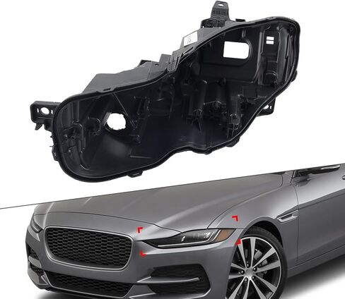 Cnthan7 1 Pc Headlamp Bottom Case Headlight Back Base ABS Left For Jaguar XE 2020-2022 in Saudi Arabia