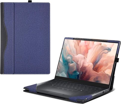 Laptop Case for Dell Pro 13 Premium PA13250 Laptop [not Compatible with Any Other Model] ， 2 in 1 PU Leather Inside Pocket Cover (Dark Gray) in Saudi Arabia