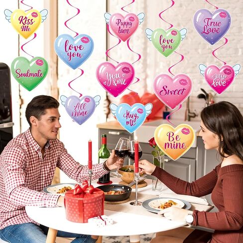 40Pcs Glitter Snowflake Hanging Swirl Decorations, Winter Christmas Party Hanging Swirls Ceiling Streamers Glittery Snowflakes Ornament for Winter Wonderland Xmas Party Decor Supplies in Kuwait