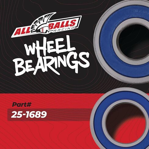 All Balls Racing 25-1689 Wheel Bearing Kit Rear Compatible with/Replacement for Honda TRX420 FA Solid Axle, TRX420 FE, TRX420 FM, TRX420 TE, TRX420 TM 2014-2022, TRX420 FPA Solid Axle 2014 in Saudi Arabia