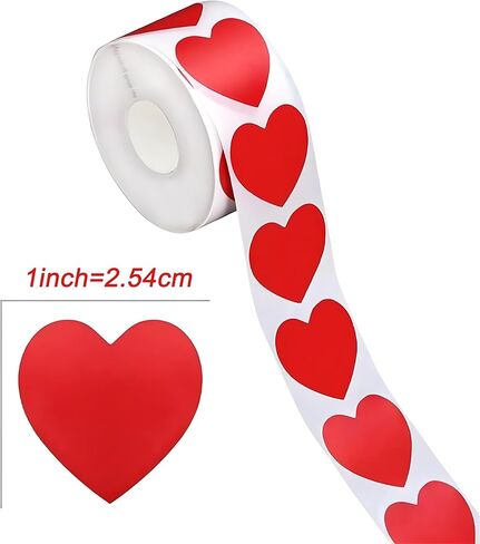 ملصقات قلب ذهبية، 500 قطعة من رقائق معدنية ذاتية اللصق على شكل قلب للمعلمين، ومكافآت الأطفال، والدعوة، والأظرف، وديكور سجل القصاصات بنفسك in Kuwait