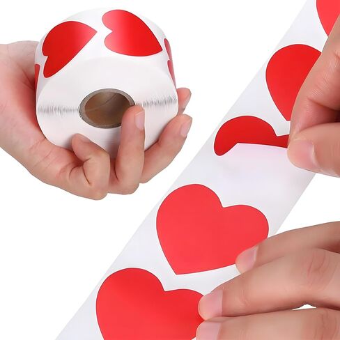 ملصقات قلب ذهبية، 500 قطعة من رقائق معدنية ذاتية اللصق على شكل قلب للمعلمين، ومكافآت الأطفال، والدعوة، والأظرف، وديكور سجل القصاصات بنفسك in Kuwait