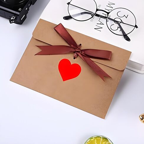 ملصقات قلب ذهبية، 500 قطعة من رقائق معدنية ذاتية اللصق على شكل قلب للمعلمين، ومكافآت الأطفال، والدعوة، والأظرف، وديكور سجل القصاصات بنفسك in Kuwait