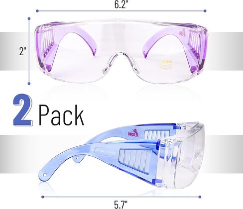 UNCO- نظارات أمان فوق النظارات، نظارات واقية، نظارات أمان مضادة للضباب، العمل، نظارات أمان فوقها in Kuwait