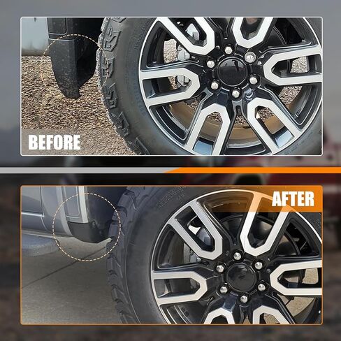 رفرف الطين المحذوف متوافق مع GMC Sierra 1500 2025 2024 2023 2022 2021 2020 2019 واقي الطين والرذاذ in Saudi Arabia