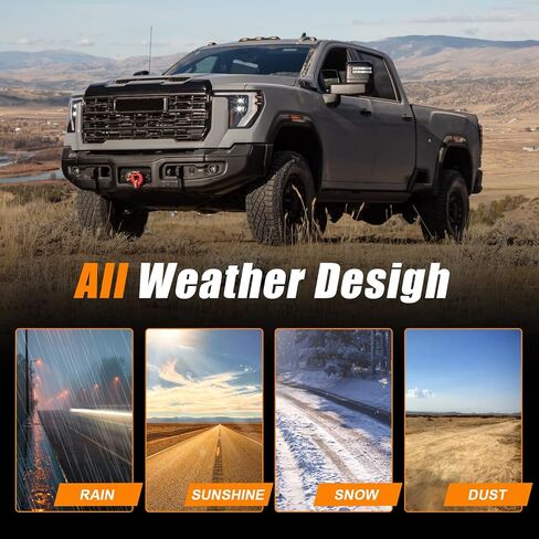 رفرف الطين المحذوف متوافق مع GMC Sierra 1500 2025 2024 2023 2022 2021 2020 2019 واقي الطين والرذاذ in Saudi Arabia