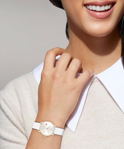 Coach Elliot Women's Watch - 2H Quartz Watch with Genuine Leather - Water Resistant 3 ATM/30 Meters - Premium Fashion - Classic Minimalist Design for Everyday Wear - 28mm (Small) in Saudi Arabia