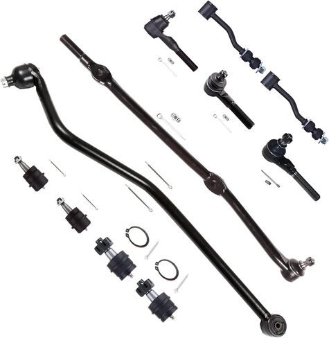 SCITOO 11pcs Front Suspension Kit Ball Joint Sway Bar End Link Tie Rod End Track Bar Fit For Jeep Comanche 1991-1992 for Cherokee 1991-2001 in Saudi Arabia
