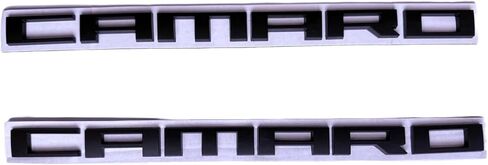 2Pcs for Camaro Badge Emblem - Set of 2 Replacement Emblems for Camaro (Black) in Saudi Arabia