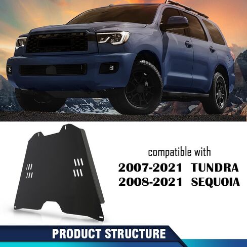 PIT66 Catalytic Converter Shield Guard Black Compatible with Toyota Tundra 2007-2021/ Fit Toyota Sequoia 2008-2021 in Saudi Arabia
