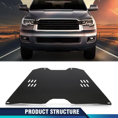 PIT66 Catalytic Converter Shield Guard Black Compatible with Toyota Tundra 2007-2021/ Fit Toyota Sequoia 2008-2021 in Saudi Arabia