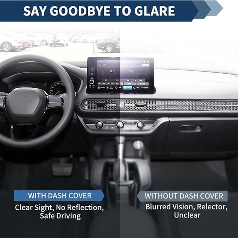 Dash Cover for Honda HR-V 2016-2022 Accessories Dashboard Cover Mat Polyester Dashboard Mat Sunshade Non-Slip Dashboard Protector Anti-Glare& Beat the Heat in Saudi Arabia
