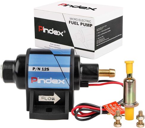 Pindex Universal 12v 2-3.5psi Electric Fuel Pump 28 GPH Gasoline Fuel Transfer Pump for 4v 6v Carburetor in Saudi Arabia