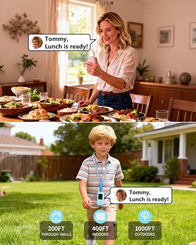 الجيل الجديد من أجهزة الاتصال اللاسلكي للفيديو، ألعاب هدايا للأطفال مع شاشة، أجهزة اتصال لاسلكي للفيديو للأطفال مع مغير الصوت، ألعاب جهاز اتصال لاسلكي سهلة الهدايا لقضاء أعياد الميلاد ولحظات عائلية للأعمار من 3 إلى 12 عامًا in Kuwait