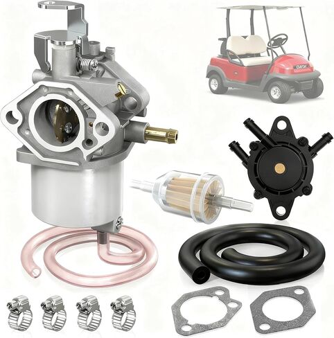 1016478 FE290 Carburetor + Fuel Pump for Club Car DS & Precedent Turf Carryall Gas Golf Cart Kawasaki FE290 Engines Carb 101805601 101905601 1016438 1016439 1016440 1016441 17561 in Kuwait