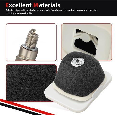 For Yamaha TTR125 TTR-125 2000-2024 Air Filter Kit Guide + Spark Plug W/fuel Filter 5HP-14450-00-00 in Saudi Arabia