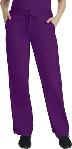 Healing Hands Scrub Set for Women with 5 Pockets, V-Neck Scrub Top 2278, and Taylor Pants 9095 with 2-Way Stretch Technology,Black - M Top/M Petite Pant in Saudi Arabia