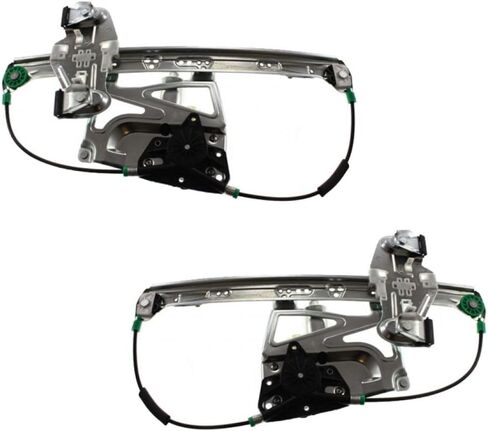 KarParts360 for Cadillac DeVille Window Regulator 2000 01 02 03 04 2005 Passenger Side Front | Power | w/Motor | 2-Pin Plug | GM1351155 | 17801303 in Saudi Arabia