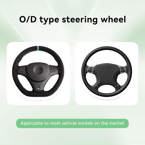 Luxury Fluffy Winter Car Steering Wheel Cover for Women Soft Warm Plush Cute Auto Accessories for Vehicle, Sedan,Universal,Fuzzy,Black,Anti Slip (Pink) in Kuwait