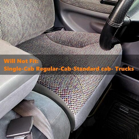 SecosAutoparts سائق أسفل ووسادة رغوة استبدال غطاء مقعد القماش القماش متوافق مع دودج رام 1500 2500 3500 4500 5500 1998 1999 2000 2001 2002 in Saudi Arabia