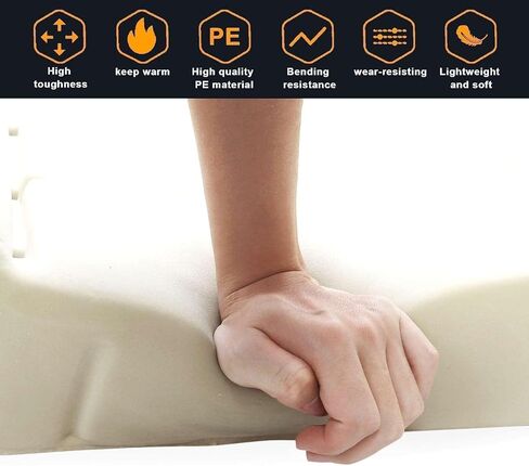 SecosAutoparts سائق أسفل ووسادة رغوة استبدال غطاء مقعد القماش القماش متوافق مع دودج رام 1500 2500 3500 4500 5500 1998 1999 2000 2001 2002 in Saudi Arabia