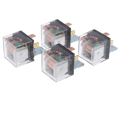 1 قطعة مقاوم للماء مرحل السيارة 12 فولت 100A 5Pin 4Pin SPDT جهاز التحكم في السيارة مرحلات السيارة تيار مستمر 24 فولت قدرة عالية التبديل (A3) in Saudi Arabia