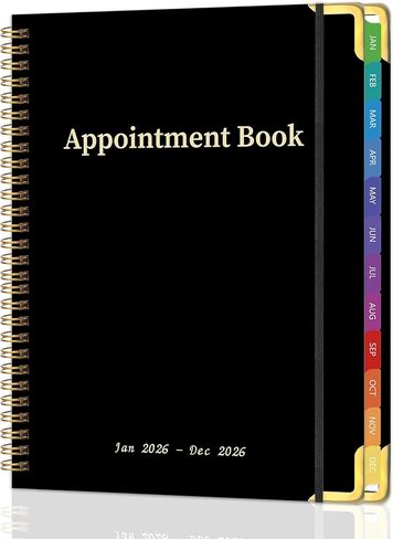2026 Appointment Book/Planner - 2026 Daily Hourly Planner from Jan. 2026 - Dec. 2026, Weekly appointment Book 2026, 2026 Hourly planner with 20-Minute Interval, 9" x 11", Twin-Wire Binding, Colorful Tabs, Pocket - Green in Saudi Arabia