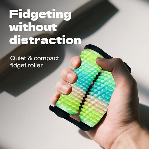 Handheld Fidget Toy with Tactile Spikes for Adults, Help Relieve Stress, Anxiety, Tension, Promotes Focus, Promotes Focus and Portable Design (Green) in Saudi Arabia