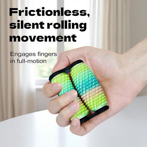 Handheld Fidget Toy with Tactile Spikes for Adults, Help Relieve Stress, Anxiety, Tension, Promotes Focus, Promotes Focus and Portable Design (Green) in Saudi Arabia