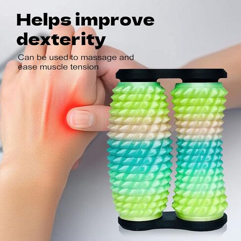 Handheld Fidget Toy with Tactile Spikes for Adults, Help Relieve Stress, Anxiety, Tension, Promotes Focus, Promotes Focus and Portable Design (Green) in Saudi Arabia