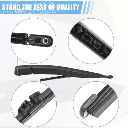 ACROPIX Rear Windshield Wiper Blade Arm Set Back Wiper Assembly Replacement Fit for Ford Explorer 2011-2019 for Ford Escape 2013-2019 - Pack of 3 in Saudi Arabia