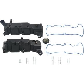 Engine Valve Covers for Left and Right Sides Attached Gaskets and Bolts Compatible with Explorer Sport Trac Ranger Mountaineer 4.0L 2002-2003 in Kuwait