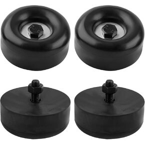 Trailer Ramp Door Rubber Bumpers Round Rubber Bumper Replacement for Cargo Trailer Ramp Doors, Truck Doors, RV Doors 2.5" Rubber Bump Stop (Pack of 4) in Saudi Arabia