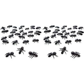 SaktopDeco 30 PCS Big Plastic Ants Black Ants Fake Ant Party Decorations for Practical Jokes Halloween Party in Kuwait