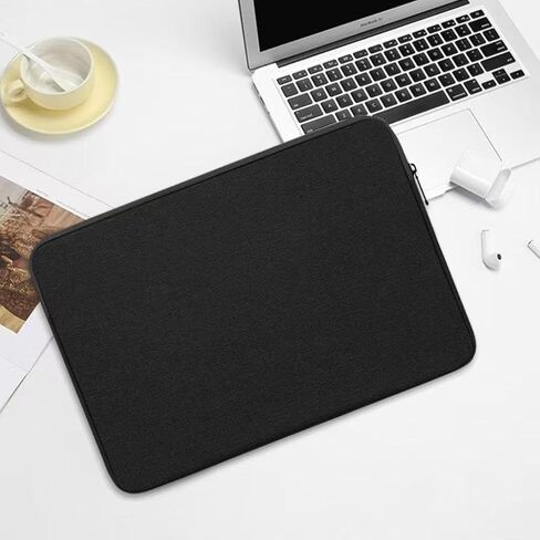 BoxWave Case Compatible with ASUS ROG Zephyrus G16 GU605 (2025) - QuickZip PlushSuit, Dual Zipper Sleeve Pouch Case with Soft Interior - Jet Black in Saudi Arabia