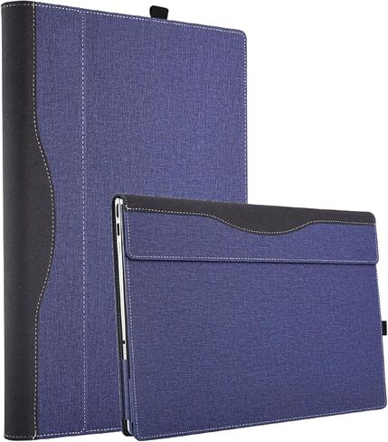 حافظة كمبيوتر محمول WODBBAO لجهاز Lenovo ThinkPad E14 Gen 7 (AMD) كمبيوتر محمول [غير متوافق مع أي طراز آخر]، ThinkPad E14 Gen 7 (Intel) 2 في 1 غطاء جيب داخلي من جلد البولي يوريثان (رمادي داكن) in Kuwait