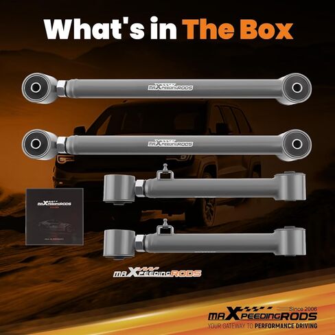 maXpeedingrods Rear Control Arms for RAM 1500 2009-2018, Jeep Gladiator 2020-2021, Upper and Lower Control Arms for 0-6" Lift in Saudi Arabia