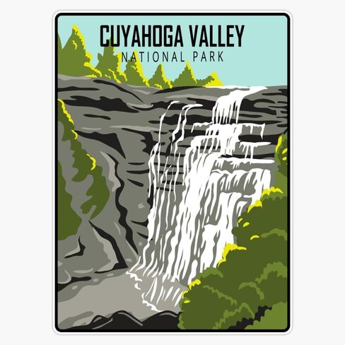 Magnet Cuyahoga Valley National Park Magnet Vinyl Decal Sticker 5" in Saudi Arabia