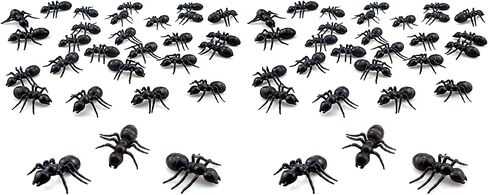 SaktopDeco 30 PCS Big Plastic Ants Black Ants Fake Ant Party Decorations for Practical Jokes Halloween Party in Saudi Arabia